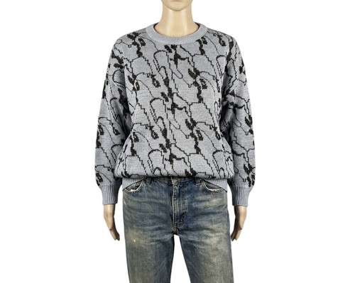 Vintage 80s patterned jumper - vintage,