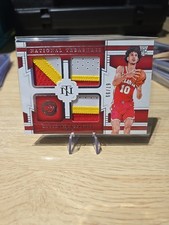 2024-25 Panini National Treasures Zaccharie Risacher Rookie Triple Materials /99