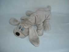 LITTLE LONELY PUPPIES Large 17" Vintage GREY PUPPY DOG Cuddly Soft Plush Toy JRL