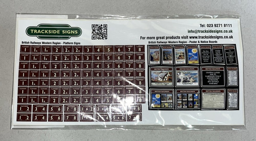 Trackside signs gauge - trackside,