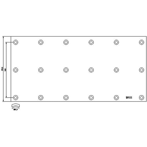 Don brake lining kit fits - fits, erf