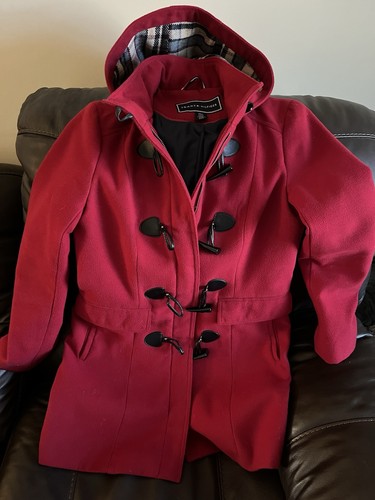 Tommy hilfiger red hooded - red,