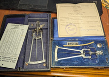 lot of 2 antique schioetz tonometer