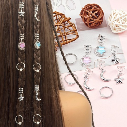 10pcs silver star - 10pcs,