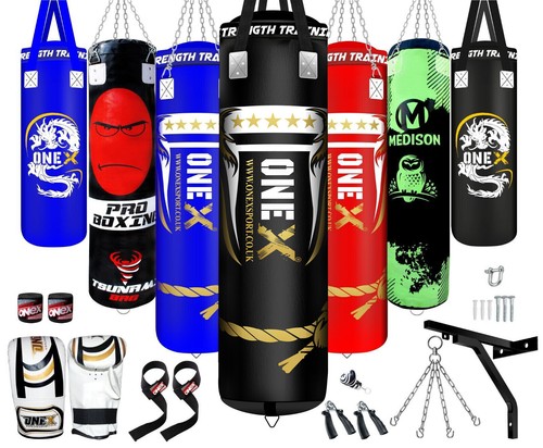 Hanging punch bag 5ft - punch, filled