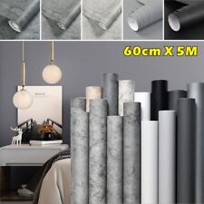5m Plain Matte Wallpaper Vinyl Self Adhesive Wrap Film Wall Sticker Texture