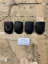 CITROEN C3 2002-2009 SET OF 4 EXTERIOR DOOR HANDLE END CAPS BLACK