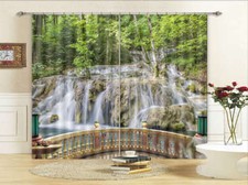 Small River Jungle 3D Curtains
