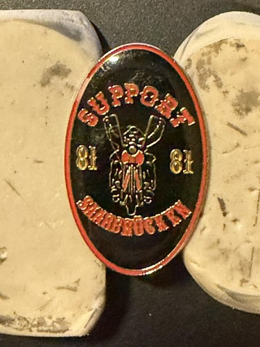 Hells angels support pin - angels,