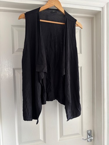 Ladies size black cardigan - black,