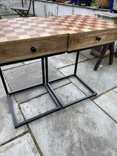 2 Wooden Chess Or Draughts