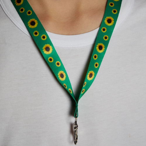 Sunflower buckle lanyard - buckle,