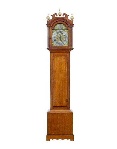 18th century oak longcase - 18th,