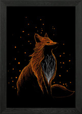 winter robe Framed Wall Art