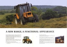 Vintage Renault 85-34 TX TS Tractor Advert Poster Brochure RARE (A3)