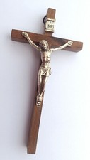Solid wood crucifix wall - solid,