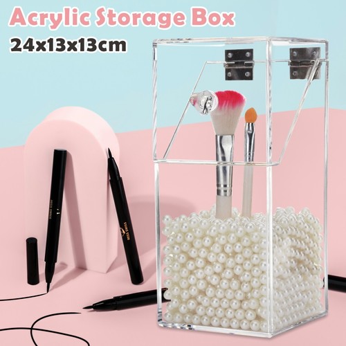 Acrylic makeup brush holder - acrylic,