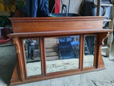Fireplace 1920s  Deco Mantelpiece, Three Bevelled Mirrors