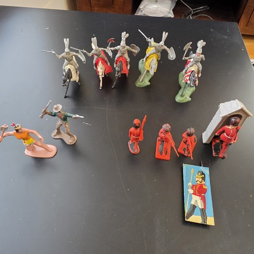 Vintage plastic toy figures - vintage,