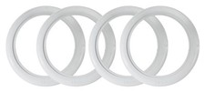 White Wall Tyre Trims 14'' Set