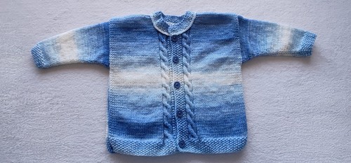 Handmade knitted baby cardigan - handmade,