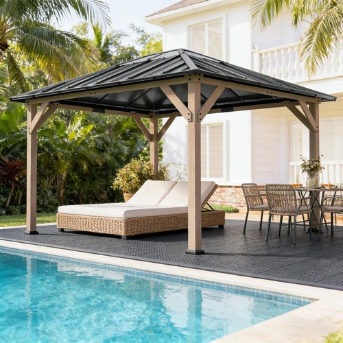 Spacious outdoor gazebo heavy - spacious,
