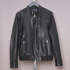 ALL SAINTS Leather Jacket Mens
