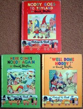 Noddy Books (01,04,05) -  Early Editions Circa 1950  Published 25 Gilbert Street