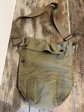 Canvas Gas Mask Bag Green Webbing Bag