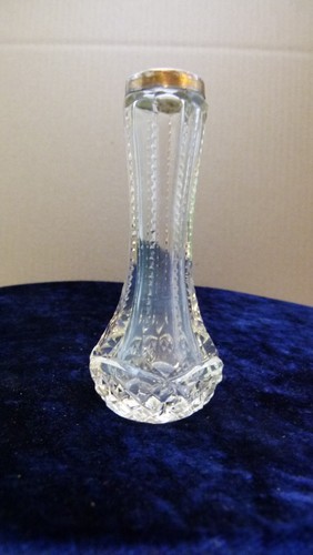 Antique cut glass small stem - antique,