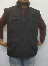 MENS WARM GILLICCI CORDUROY PADDED SHOOTING FISHING BODYWARMER GILLET WAISTCOAT