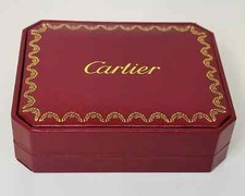 Jewellery Packaging Red Empty Padded Box For Cartier Bracelet Bangle Wristband