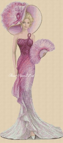 Cross stitch chart elegant - cross,