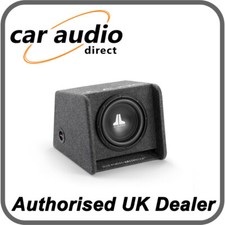 JL Audio CP110-W0v3 10" Car Sub Woofer with Slot Port Box Bass Wedge Enclosure