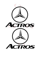 ACTROS MERCEDES X2 STICKERS MERCEDES GRAPHIC DECAL CUSTOMISE TRUCKING LORRY