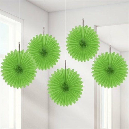 Paper party hanging fans - 5,