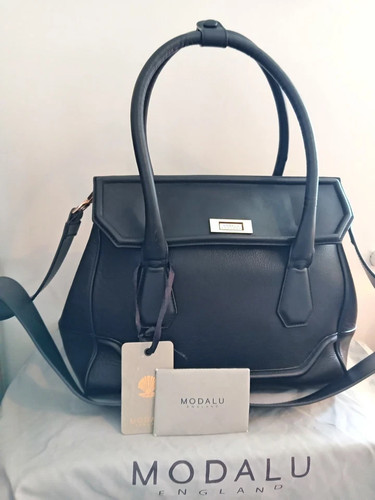 Modalu hemingway black leather - modalu,