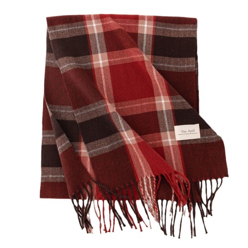 Christmas narrow check - check, scarf