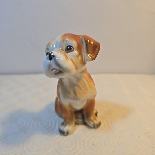 Vintage bone china - china, boxer
