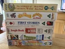 Childrens vhs bundle 6 - vhs,