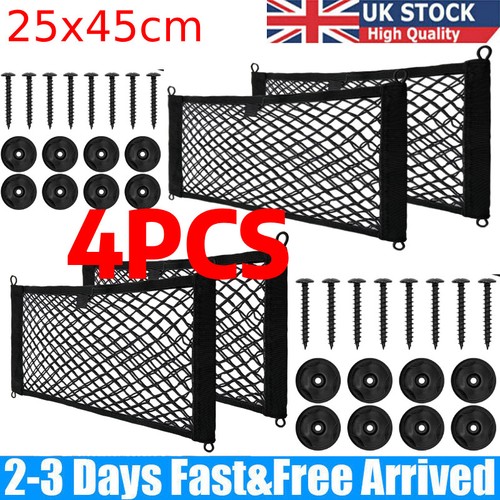Large storage net pocket - 4x,