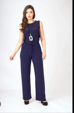 Saloos navy blue trousers for women size 16. Brand new and unused with tags