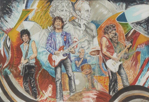Rolling stones stage artist - stones,
