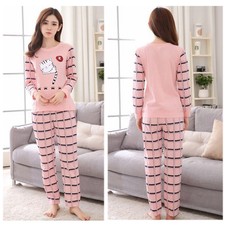 Womens Ladies Long Pyjamas