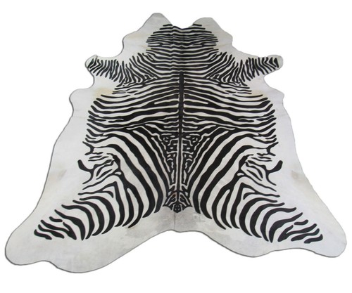 Zebra print cowhide - zebra, x