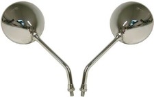 Mirrors 10mm Chrome Round Left