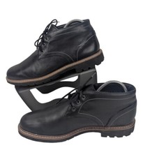 Clarks Batcombe Chelsea Boots Ankle Black Leather Lace Up Mens UK 8G