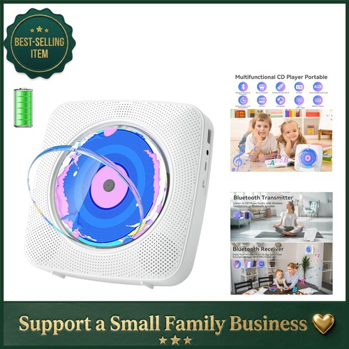 Compact white player with - compact,