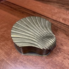 Vintage Brass Clam Shell