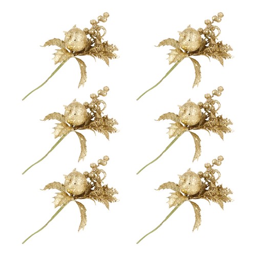 6pcs christmas picks - 6pcs,
